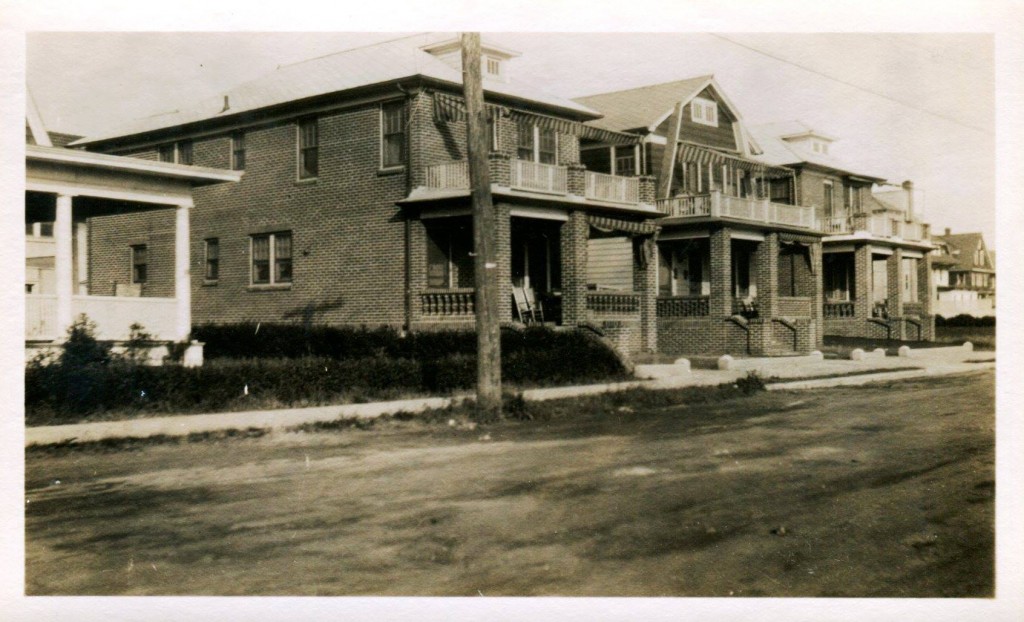1926 - Beach 125 Between Rockaway Beach Boulevard and Newport Avenue — with Peggy Woods Whelan.